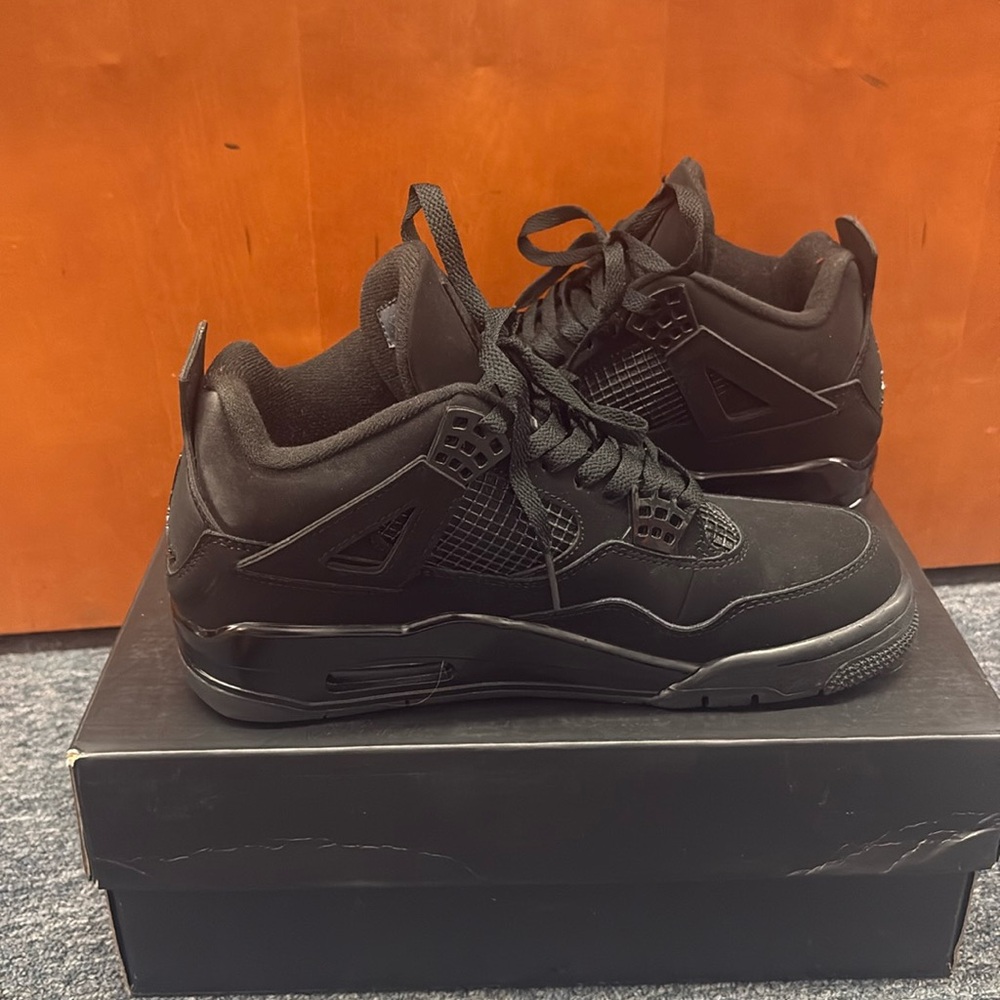 Air Jordan 4 RETRO SE, 8, All Black